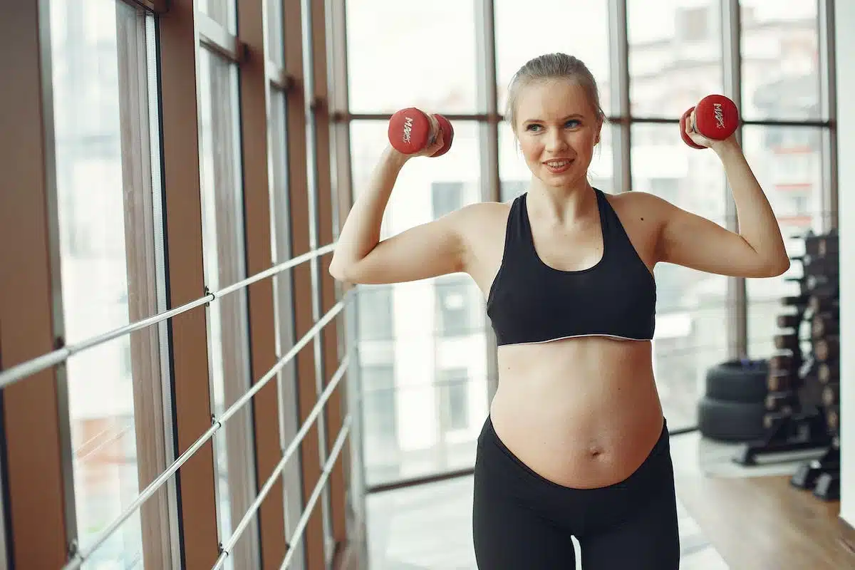 femme enceinte  exercice